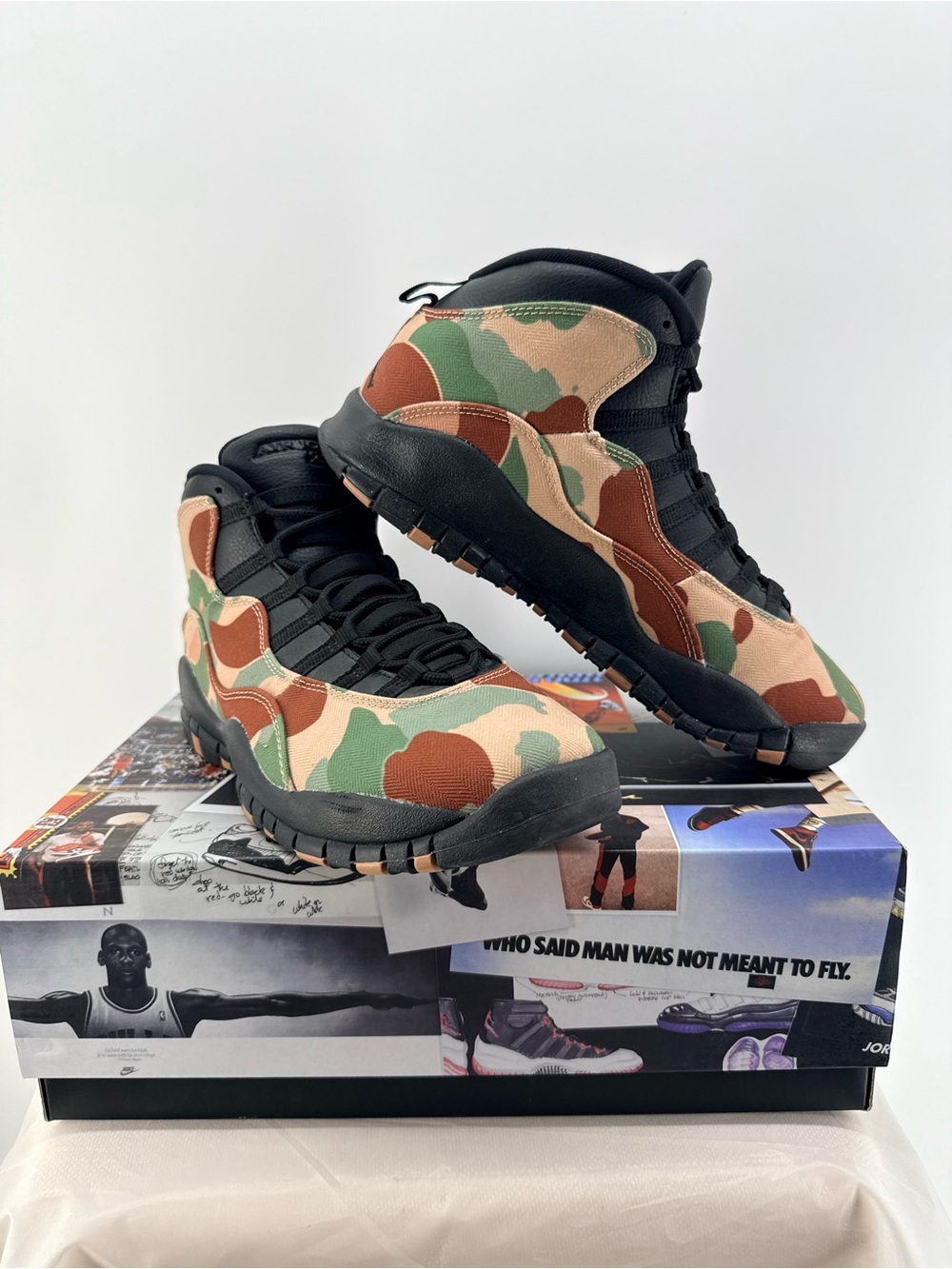 Jordan 10 Duck Camo Size 10M